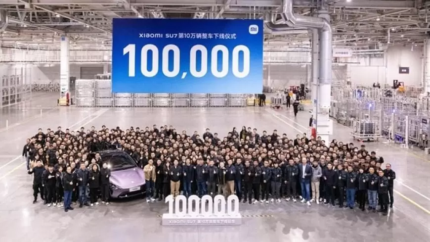 Xiaomi 230 Günde 100.000 SU7 Üretimi Başarıyla Gerçekleşti